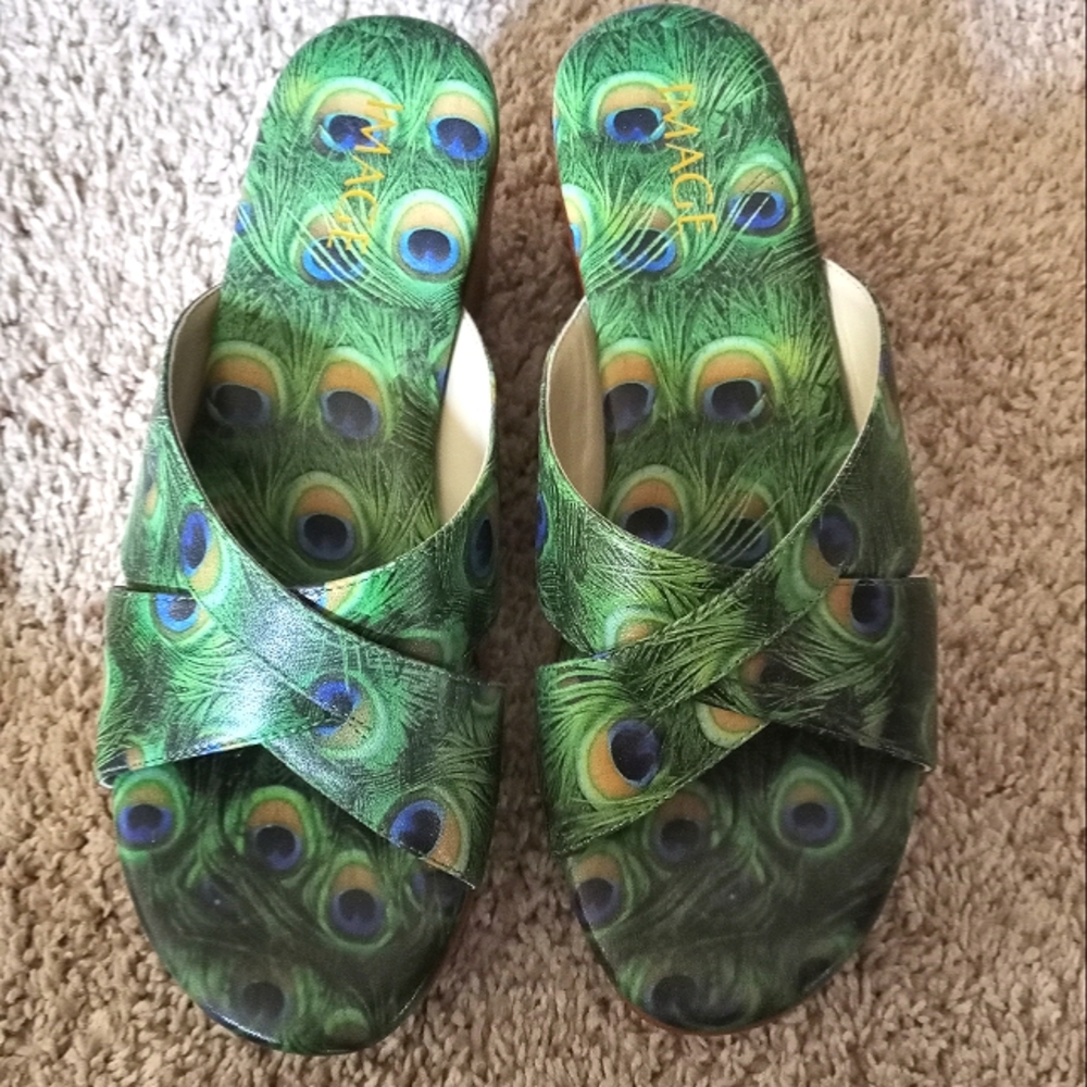 NWT Image Wedge Sandals - Picture 3 of 8